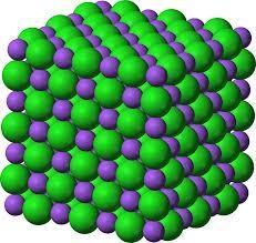 The particles in solid KI, a stable ionic compound, are arranged to maximize coulombic-example-1