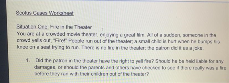 AP GOVERNMENT (picture inside) Question being asked: Did the patron in the theater-example-1