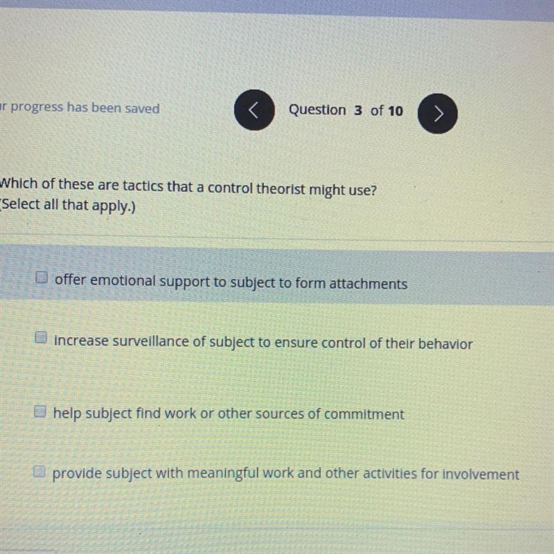 Which of these are tactics that a control theorist might use? (Select all that apply-example-1