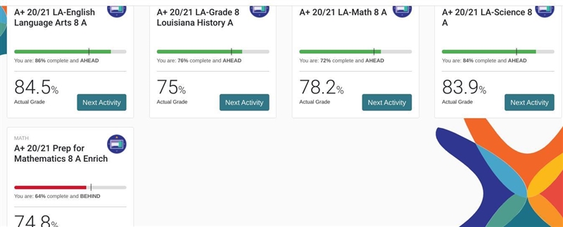 Does on else have Edgenuity here and it put you behind a few days ago? It did this-example-1