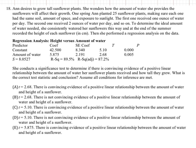 18. What is the correct test statistic and conclusion? ​-example-1