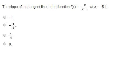 The slope of the tangent line-example-1