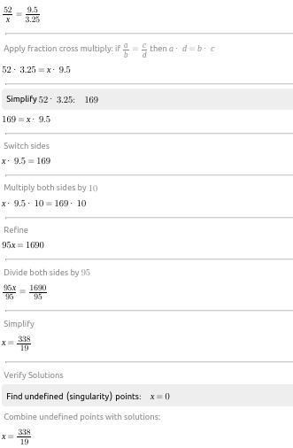 What is the solution to the proportion? Round the answer to the nearest tenth if necessary-example-1