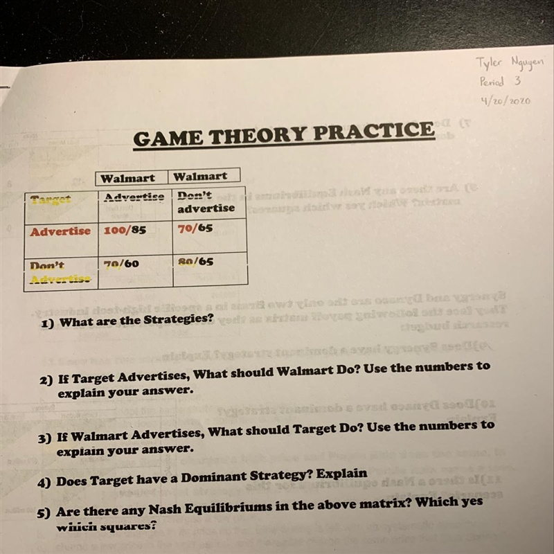 What are the answers to these five questions because they're confusing and I never-example-1