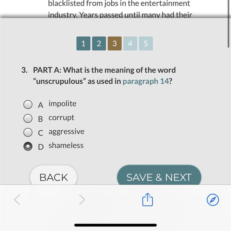 36 POINTS! PART B: Which quote from the text best supports the answer to Part A? A-example-1