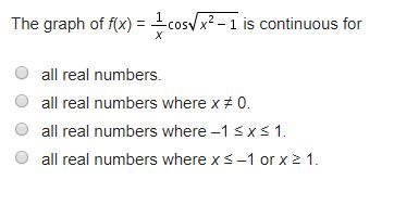 The graph of f(x) = 1/x cos-example-1