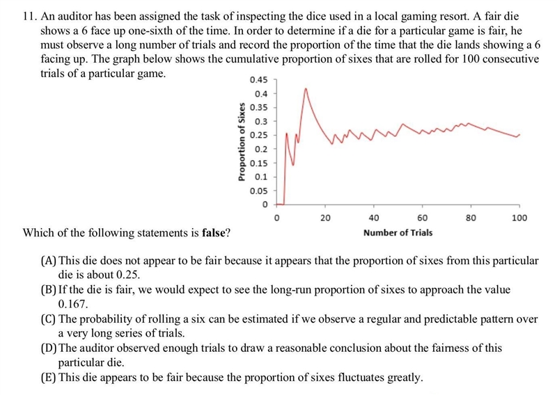 11. Which of the following is FALSE?​-example-1