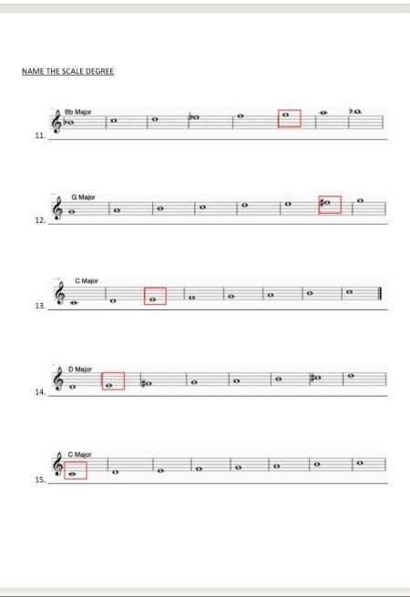 Name the scale degree​-example-1