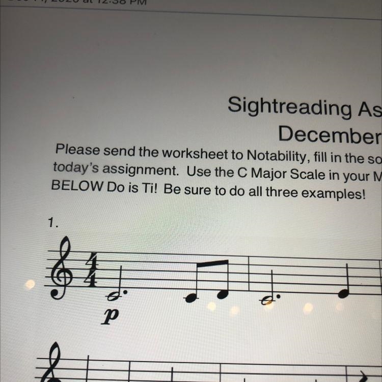 What scale is this? I think it's C major but I'm not sure. It’s for choir you don-example-1