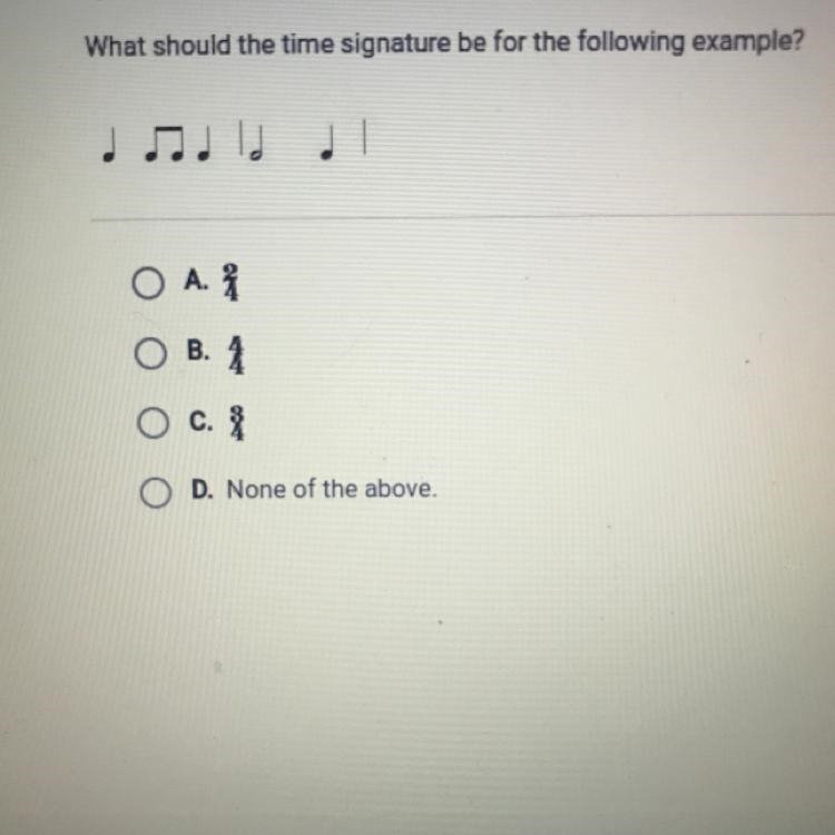 Please help What should the time signature be for the following example?-example-1