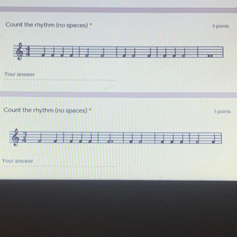 Count the rhythm (no spaces) * 5 points Answer for the first one please!-example-1