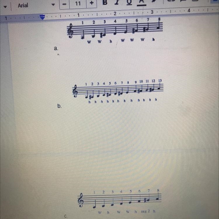 8. Which of the following scales match the key of this piece? Circle your answer and-example-1