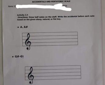 Accidentals and Pentatonic Scale....HELP-example-1