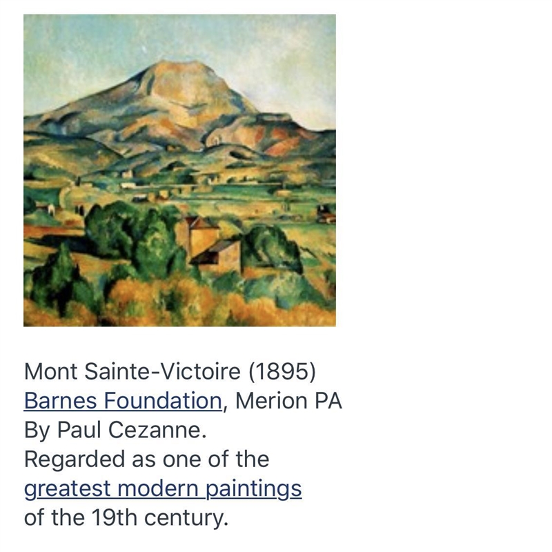 Paul Cezanne is known as the father of modern art, and an influence on Picasso for-example-1