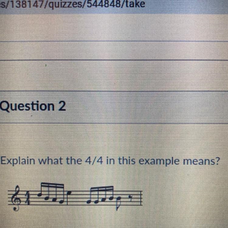 Explain what the 4/4 in this example means?-example-1