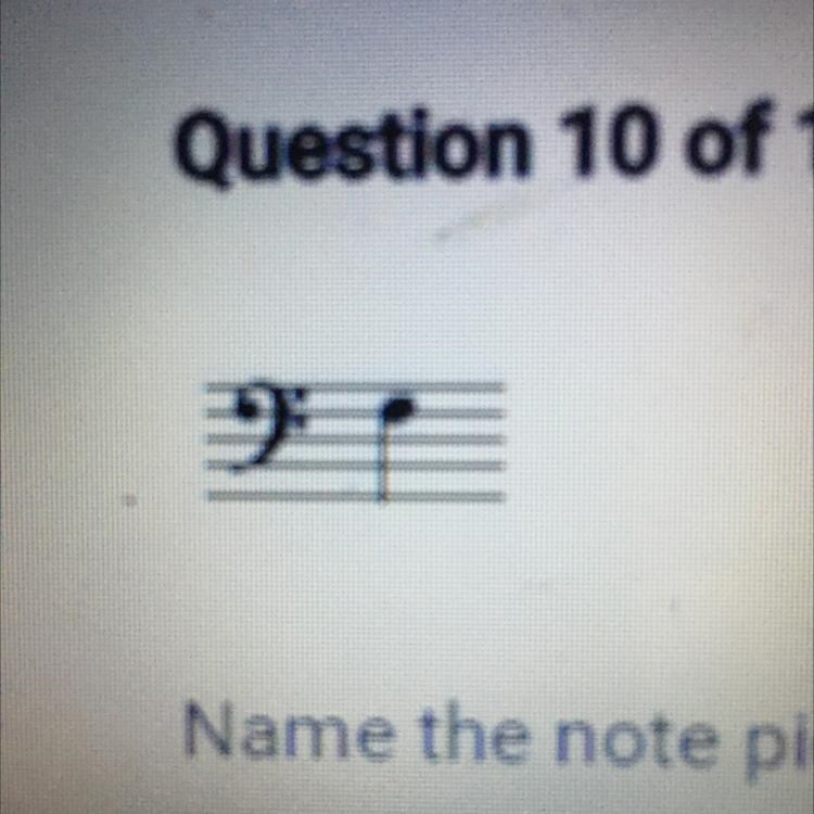 Name the note pictured above: O A. the notec O B. the note D O c. the note A O D. the-example-1