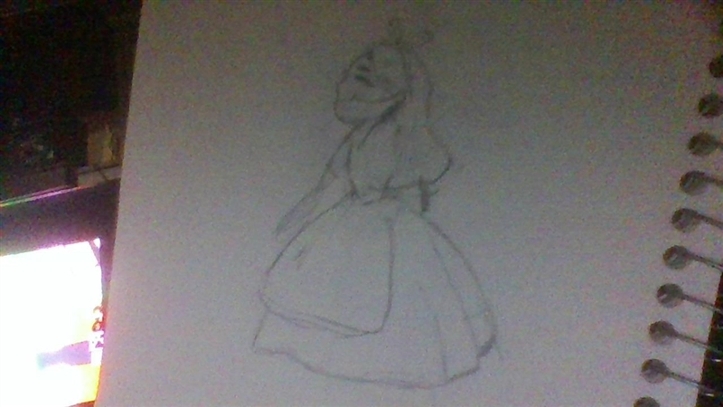 Working on a alice in wonder land drawing!!!! plz rate also not finished-example-1