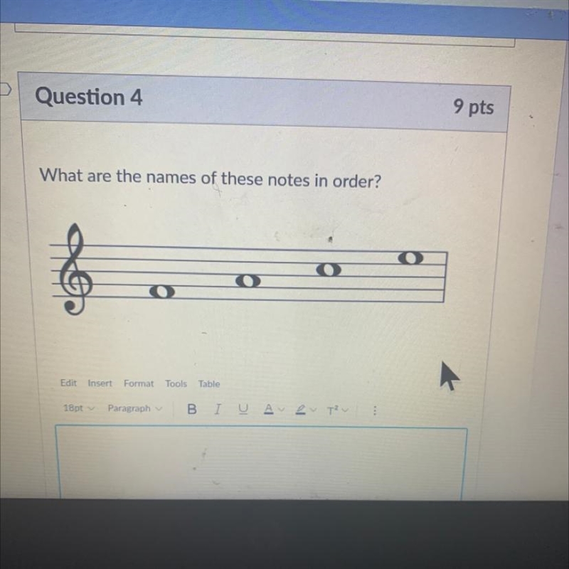 What are the names of these notes in order?-example-1