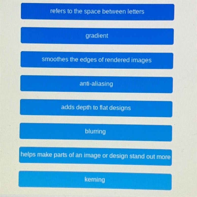 Drag the tiles to the boxes to form correct pairs. Match each illustration technique-example-1