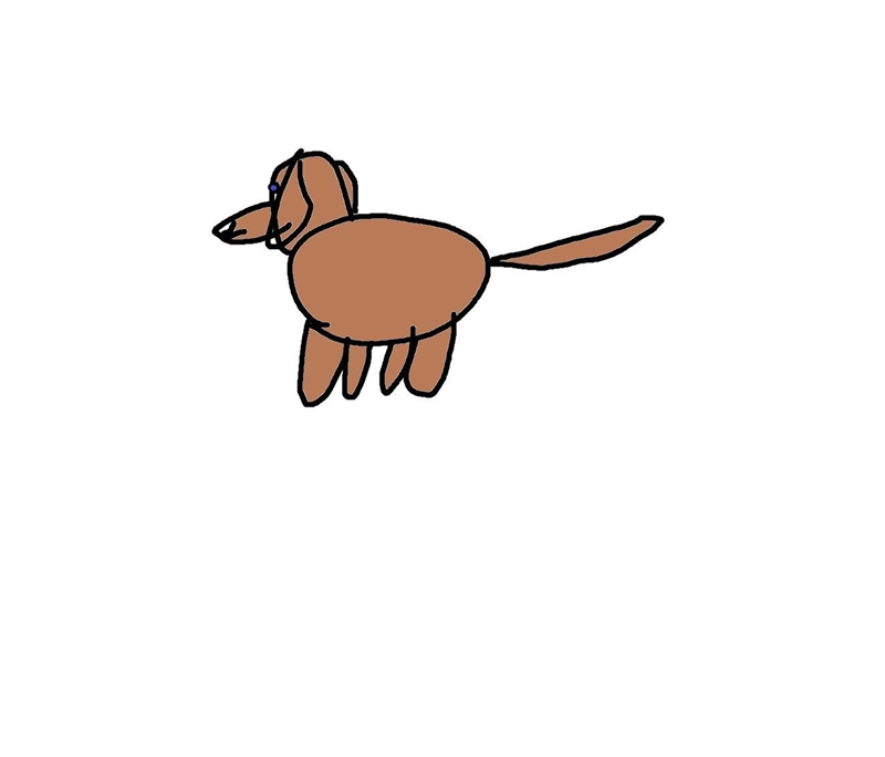 Draw a dog to get 5 points-example-1