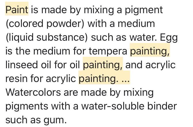 How can a painting be best created?​-example-1