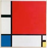 Which music style influenced Mondrian's more abstract paintings?-example-1