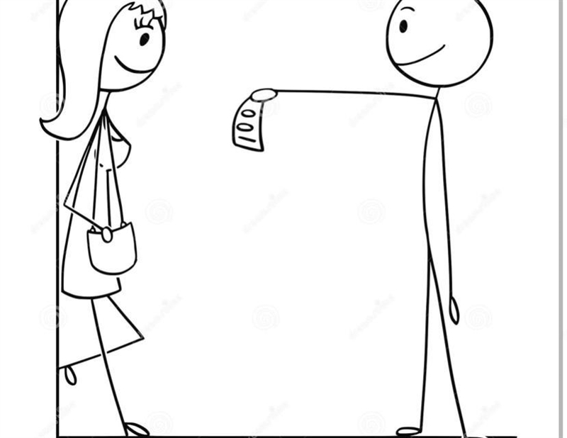 Can anyone draw a person helping to give another person an idea.-example-1