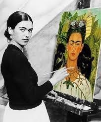 When you look at Frida Kahlo, she often painted self portraits more than anything-example-1