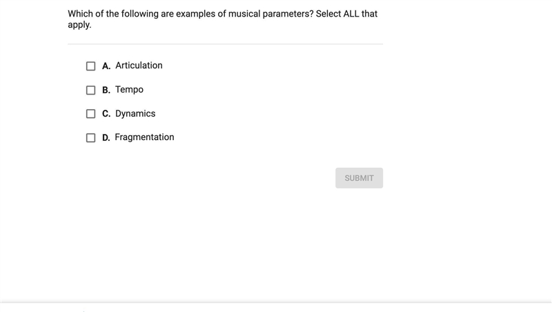 Which of the following are examples of musical patterns-example-1