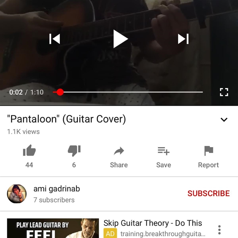 What is the strumming pattern used in this video? Sorry I can’t include the video-example-1