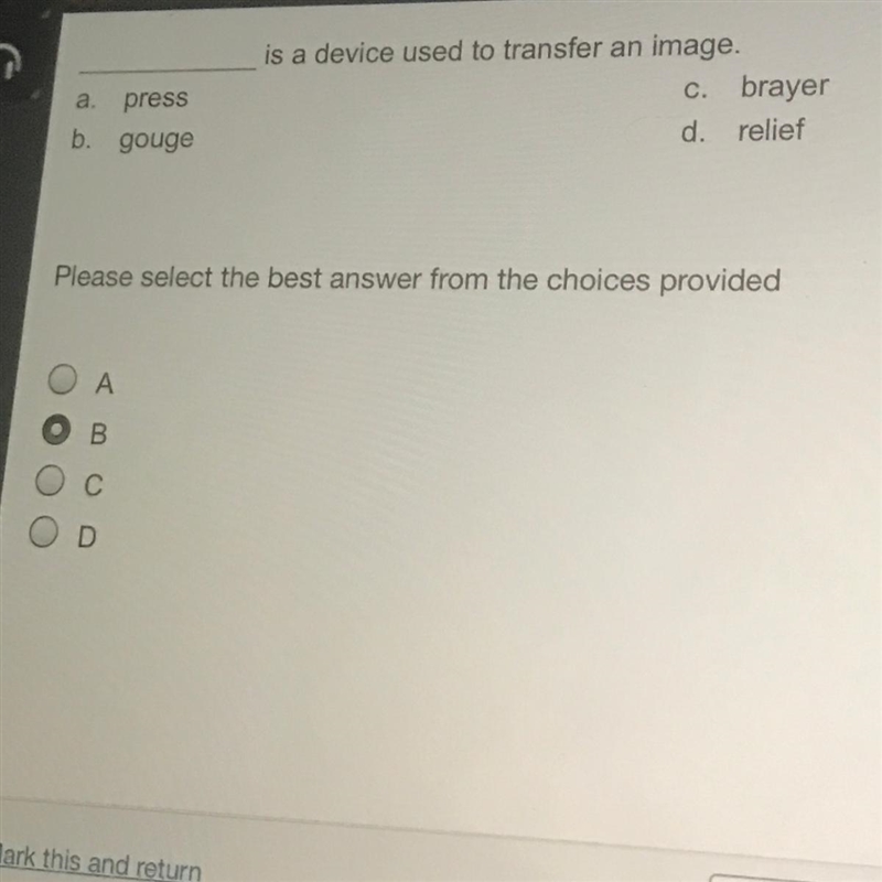 Is a device used to transfer an image ?-example-1