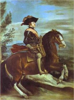 Name the above painting and its artist. what was the purpose of equestrian portraits-example-1