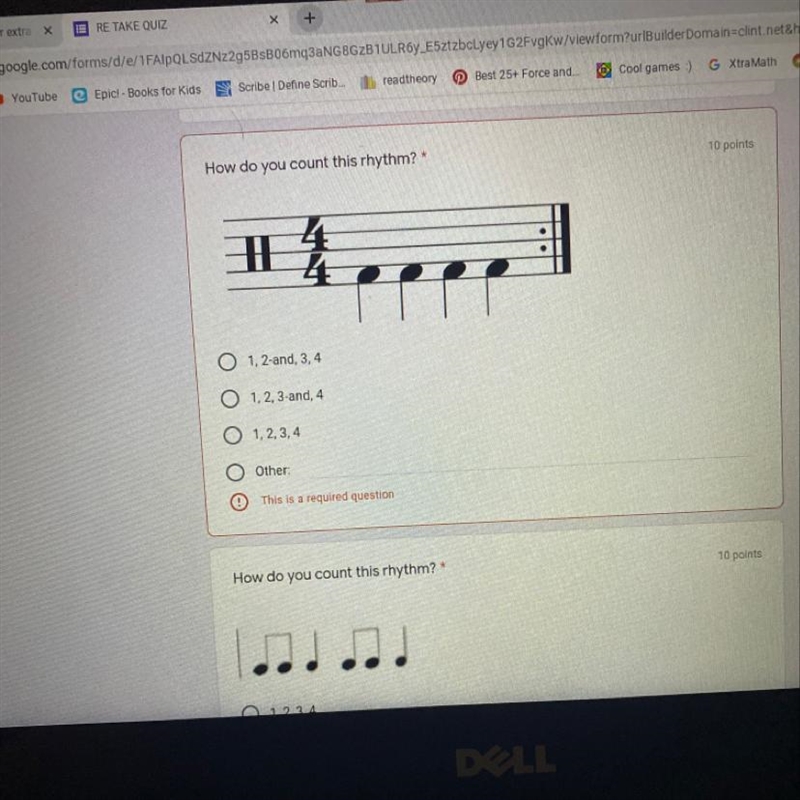 How do you count this rhythm?* 10 points H 4 4 12-and 3.4 1.2.3-and. 4 01.2.3.4 Other-example-1