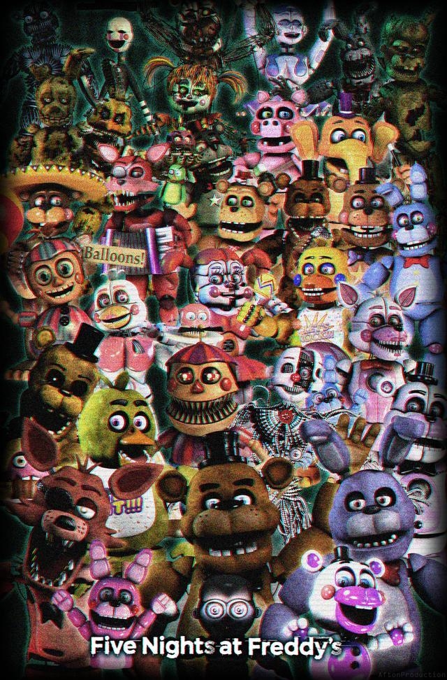 What is your favorite FNaF character, or FNaC character? *image below isnt mine*-example-1