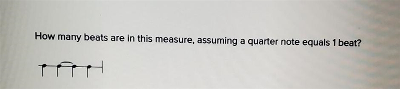 How many beats are in this measure, assuming a quarter note equals 1 beat?​-example-1