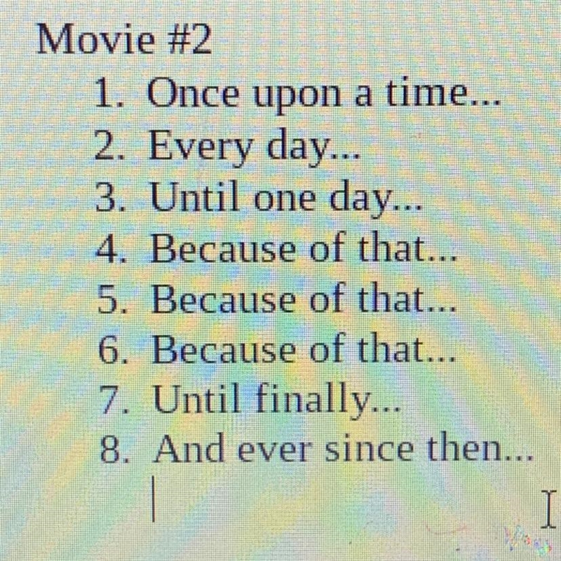 What I need help on is that in each number you have to explain what’s happening but-example-1