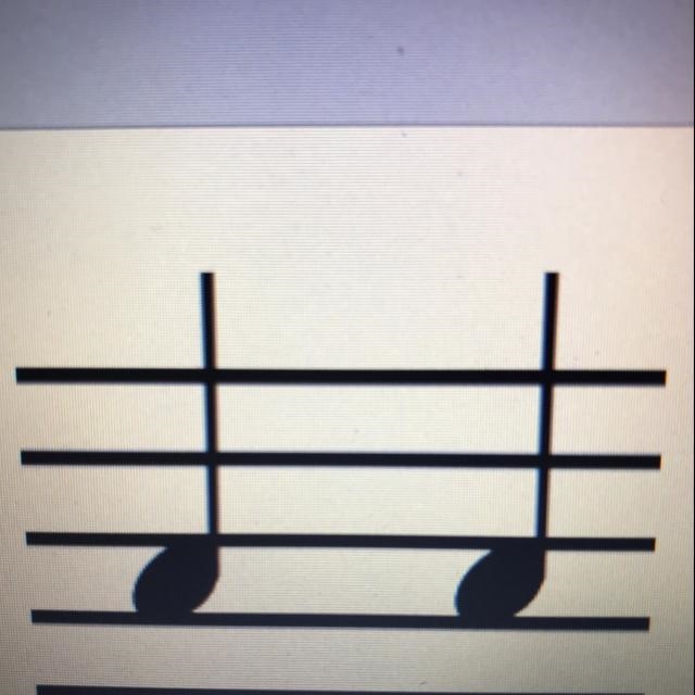 What kind of rhythm notes are these? A. half notes B.eighth notes C.sixteenth notes-example-1