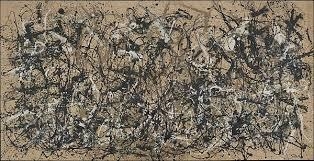 Please Help Quick ASAP HURRY I NEED THE ANSWER NOW How does Jackson Pollock use variety-example-1