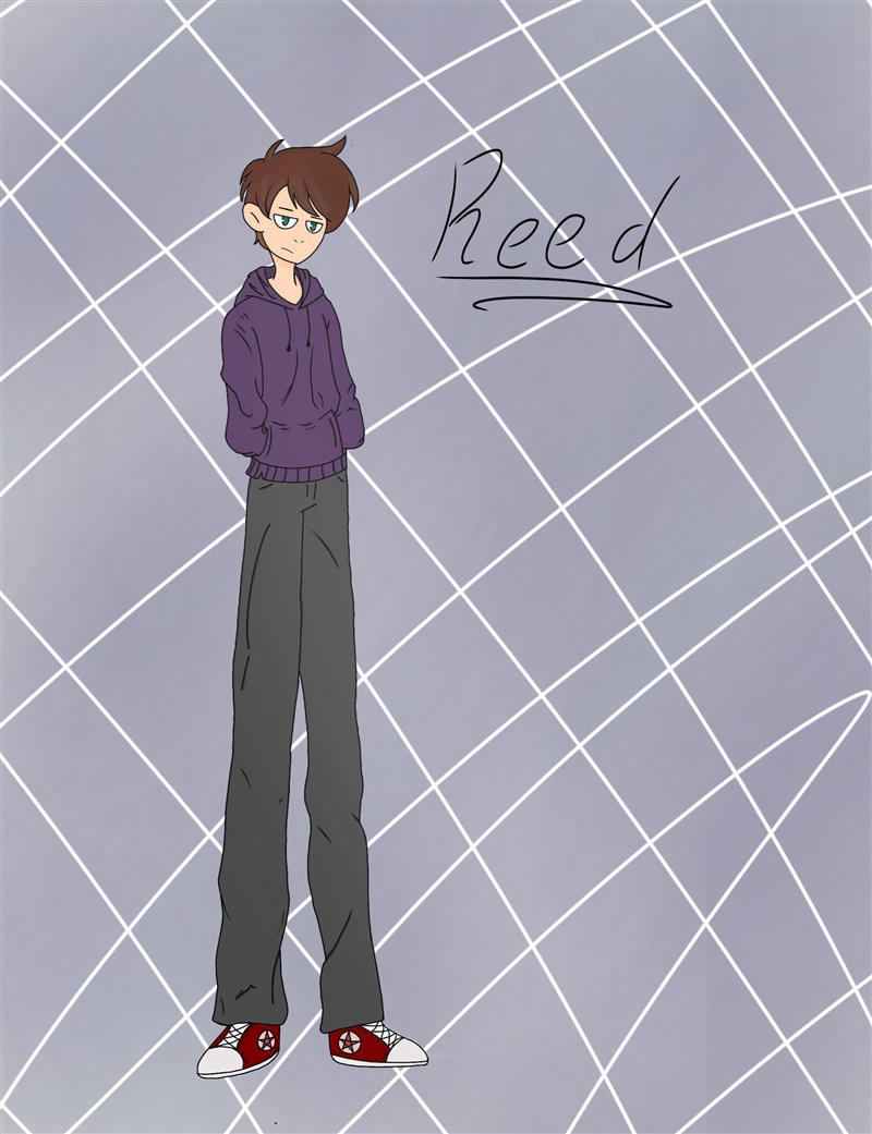 Well, here’s Reed! He is the main protagonist for my comic!-example-1