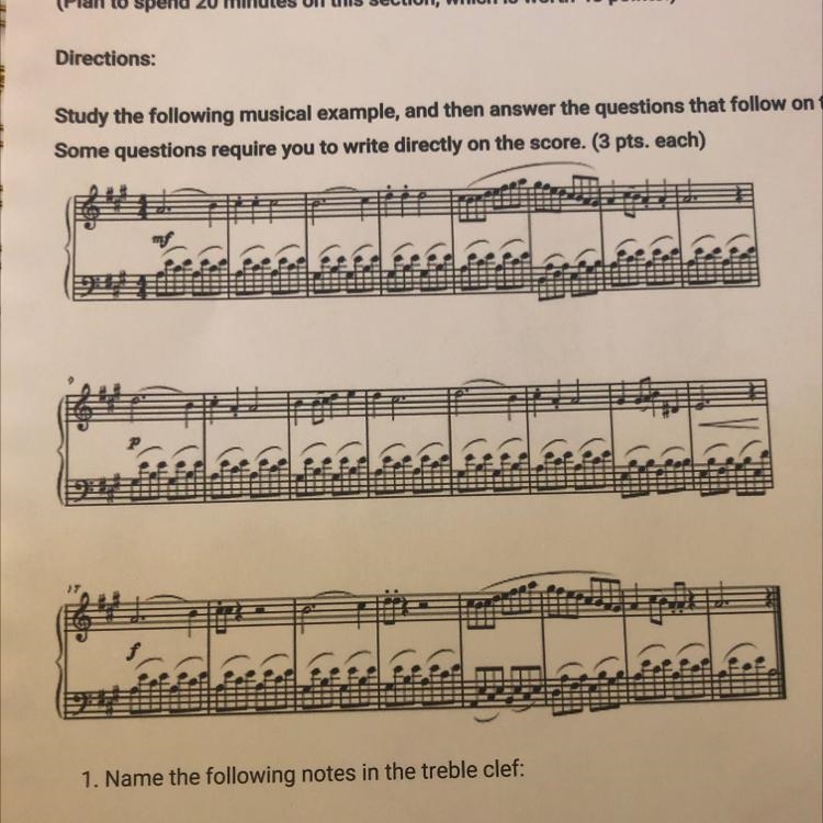 7. What key is this piece in?-example-1