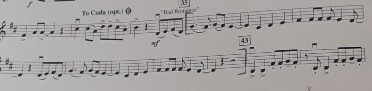 Can someone help me count 35 to 43 the key signature is 4 4​-example-1