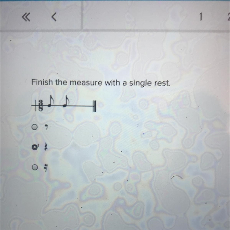 Finish the measure with a single rest.-example-1