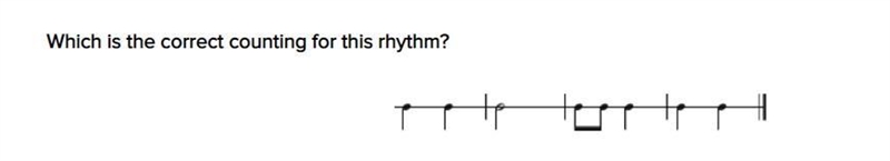 Which is the correct counting for this rhythm? 1 2 | 1-2 | 1 & 2 | 1 2 1 2 | 1-2 | 1 2 &amp-example-1