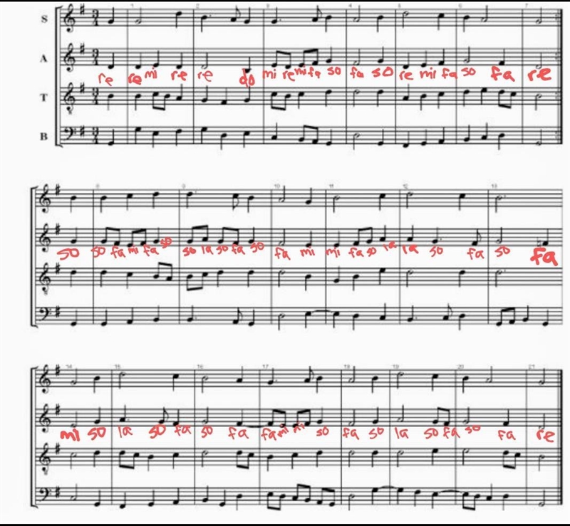 Plesase sofege the Alto Line (Second Line) all the way through.-example-1