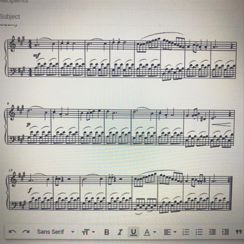 In order, name all of the notes in the first measure of the bass clef.-example-1