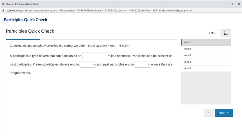 Complete the paragraph by selecting the correct word from the drop-down menu is the-example-1