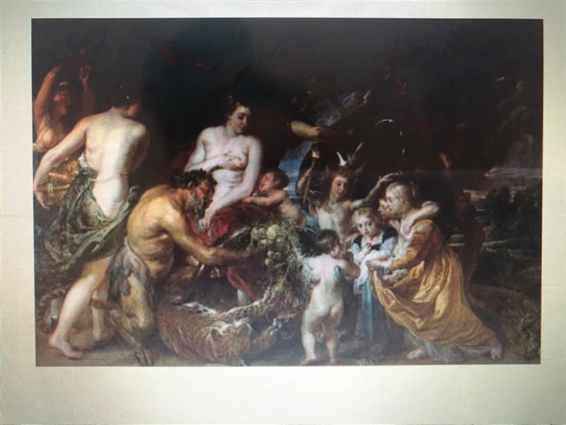 Look at this painting by Rubens. What is the main thematic feature?-example-1