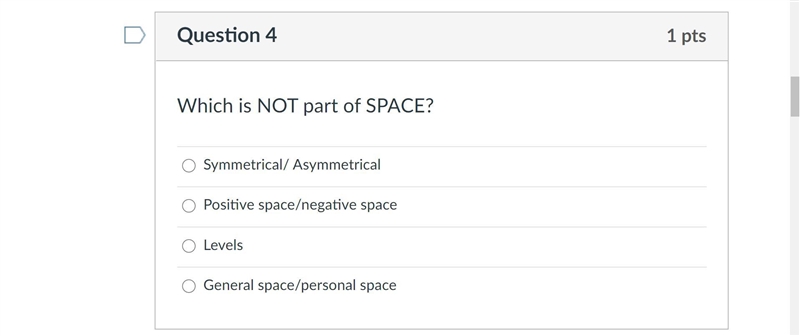 Which is NOT part of SPACE in dance?-example-1