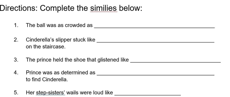 Just like number them or the answer pls btw this is lang. Arts but it ain't on the-example-1