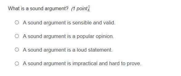 What is a sound argument-example-1